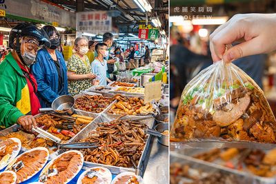 高雄黃昏市場隱藏滷味！燻茶鵝最難搶