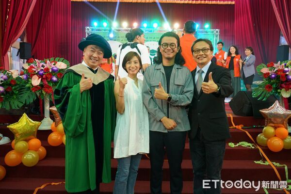▲崑山科技大學113學年度畢業典禮14日於校內雲青館隆重舉行，逾2200位畢業生勇敢迎向未來挑戰。（圖／記者林東良翻攝，下同）