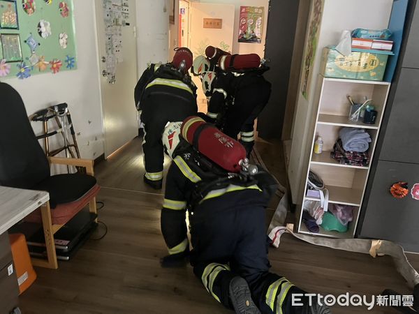 ▲基隆消防強化火災應變能量。（圖／記者郭世賢翻攝）