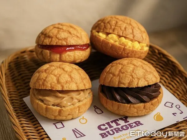 ▲▼城市漢堡推出全新「果醬菠蘿堡」系列 。（圖／城市漢堡提供）