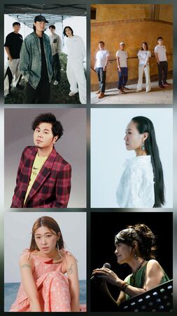 ▲▼ 米莎、邱淑蟬、林鈺婷&山狗大後生樂團、黃子軒、粹垢TRAEGO、羅思容將接力演出。（圖／新視紀整合行銷提供）