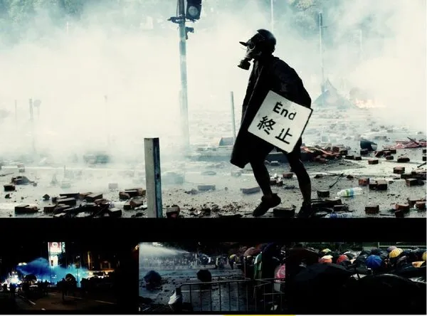 ▲《寧化飛灰》記錄香港革命運動的真實景象。（圖／導演劉健倫提供）