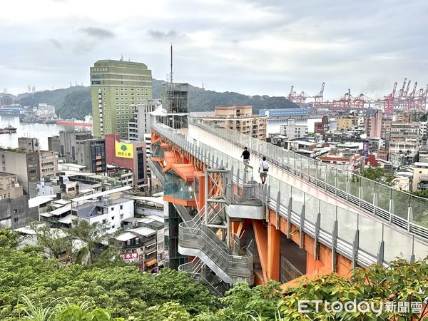 ▲基隆塔高67公尺的景觀台,崆書屋,遠見人文空間｜鳶 Milvus,基隆市景。（圖／記者彭懷玉攝）