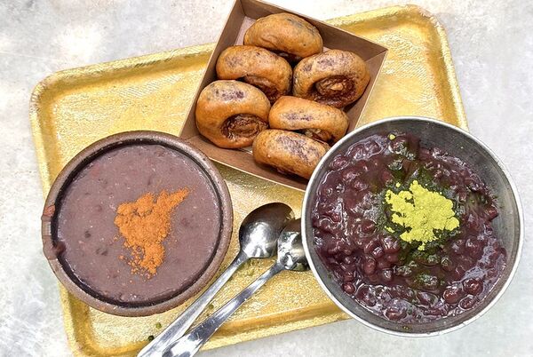 ▲▼韓國釜山南川美食「南川寶城綠茶冰」，三十年綠茶商打造夢幻紫藤棚架竹林茶寮，4000韓幣爽吃紅豆綠茶！（圖／部落客小虎提供）