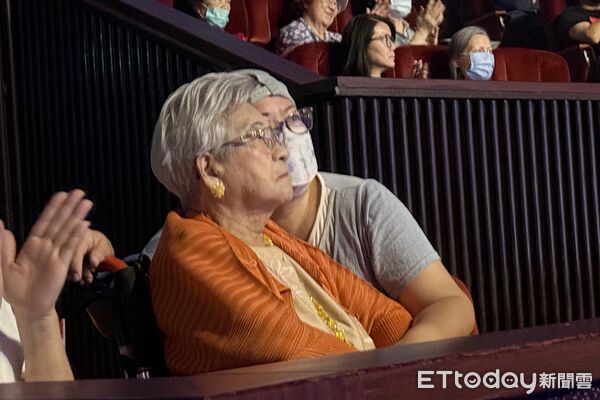 ▲蔡琴92歲媽媽現身觀眾席。（圖／記者周宸亘攝）