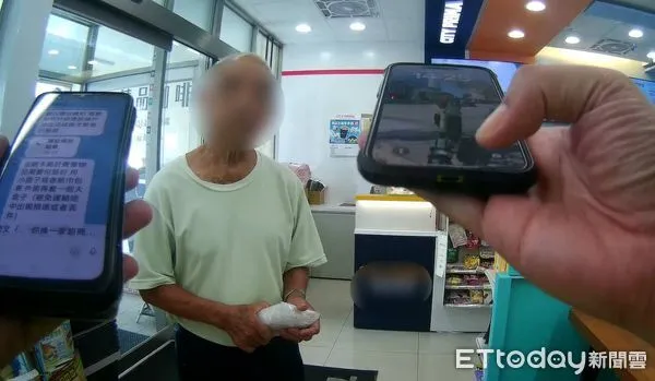 ▲警方與超商店員聯手成功攔阻詐騙。（圖／記者楊晨東翻攝）