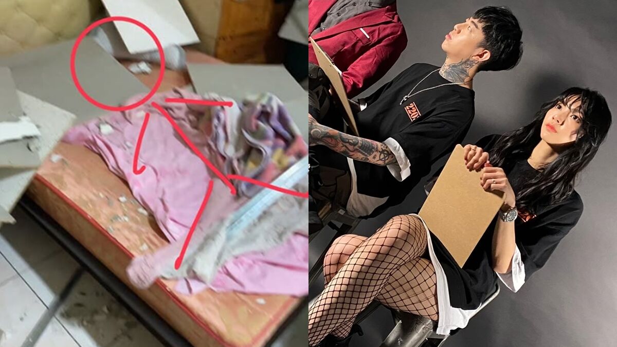 懷孕睡覺「天花板突掉數片輕鋼架」！　謝和弦妻卻遭房東要求賠償