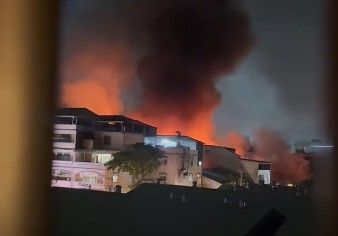 ▲▼新北樹林大型火警。（圖／翻攝自我是樹林人）