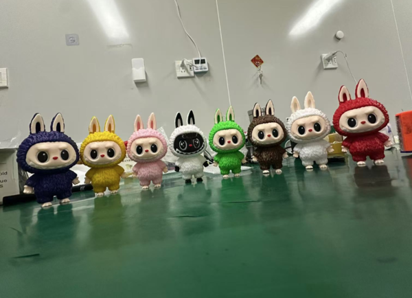 ▲▼3D列印的Labubu。（圖／翻攝自微博）