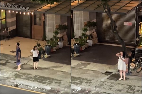 ▲▼高雄「樋口飯糰」深夜傳出救命聲。（圖／網友@uni_raccoon提供）