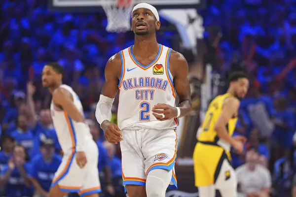 ▲雷霆吉爾吉斯-亞歷山大、威廉斯，溜馬哈利伯頓、麥康諾。（圖／達志影像／美聯社） 