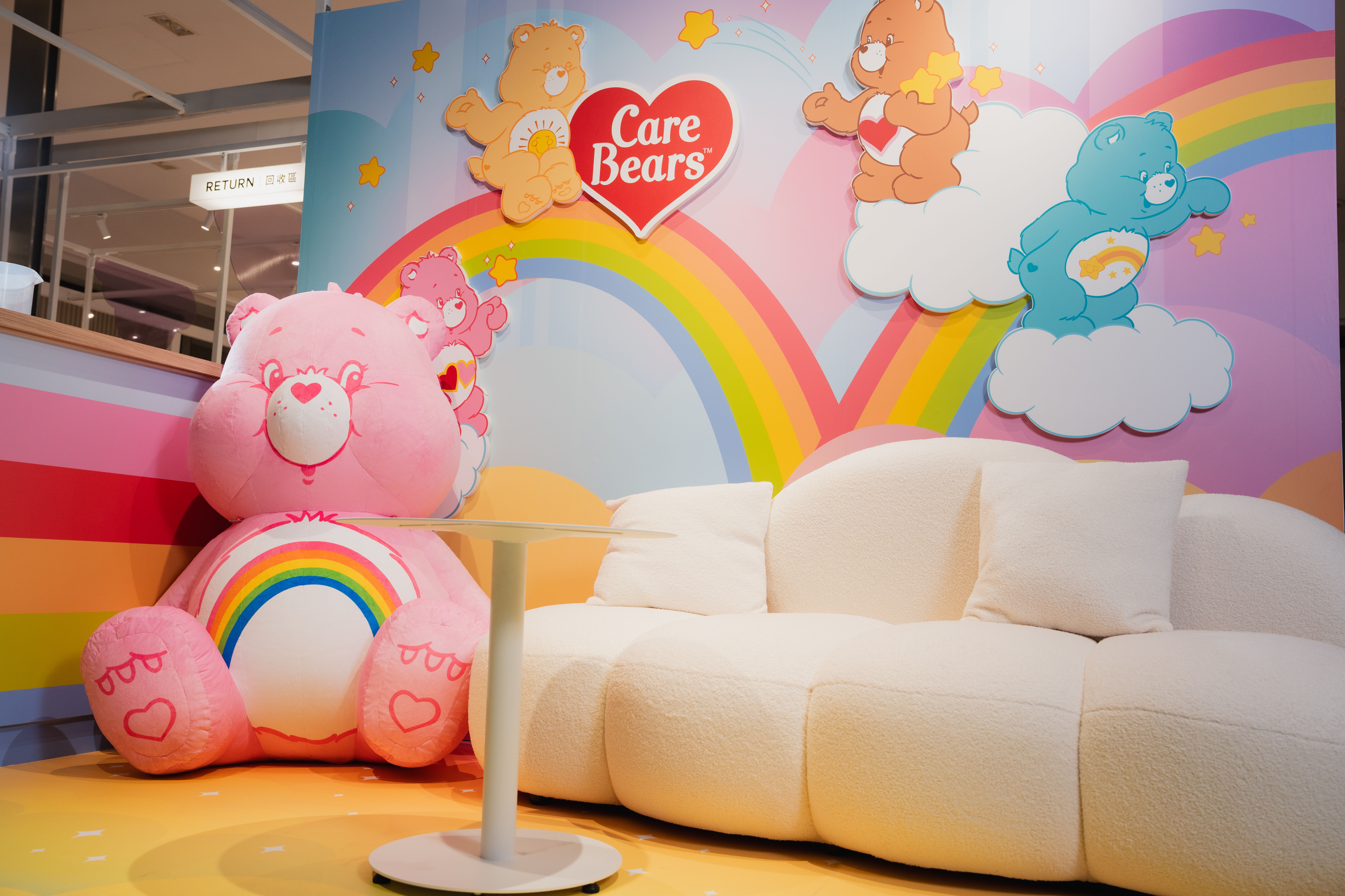▲Care Bears咖啡廳南紡登場。（圖／業者提供）