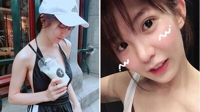 郭書瑤脫了！只穿泳衣「由下往上近拍」E罩杯包不住  超兇身材被看光