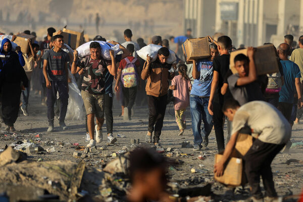 ▲▼加薩援助站遇襲釀30死。（圖／路透）