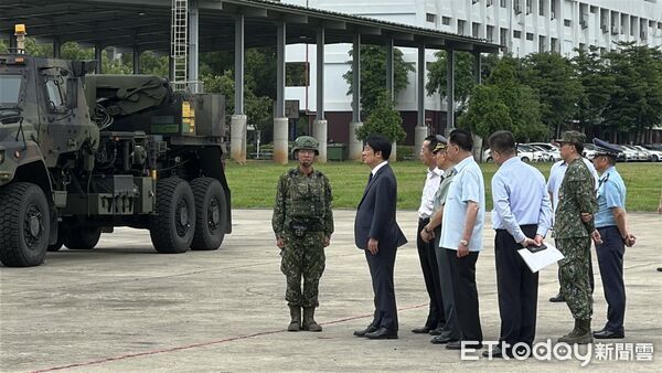 ▲▼賴清德,海馬斯,58砲指部,火箭。（圖／記者許權毅攝）