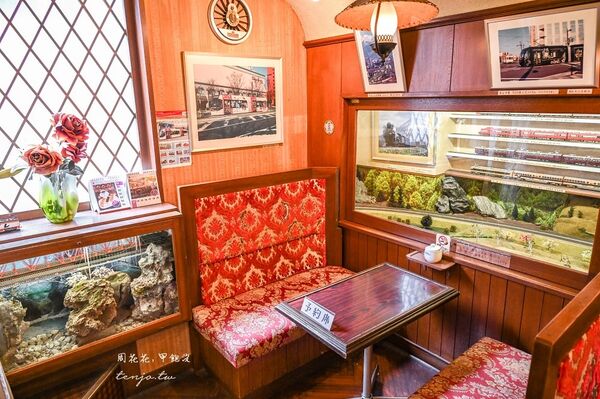 ▲▼Blue Train 超酷鐵道模型咖啡店。（圖／部落客周花花，甲飽沒授權提供）