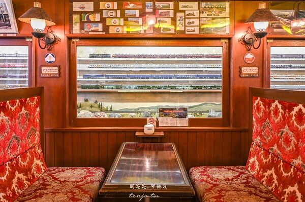 ▲▼Blue Train 超酷鐵道模型咖啡店。（圖／部落客周花花，甲飽沒授權提供）