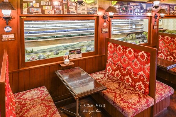 ▲▼Blue Train 超酷鐵道模型咖啡店。（圖／部落客周花花，甲飽沒授權提供）
