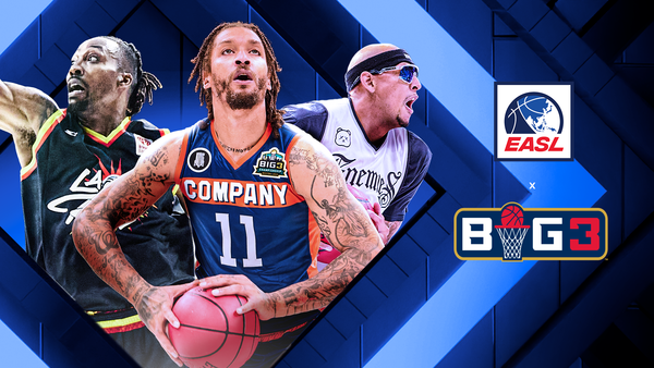 ▲東超聯賽宣布，將和匯集多位退役NBA球星在陣的美國BIG3聯盟合作。（圖／東超提供）