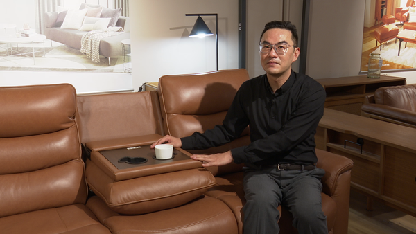 ▲▼宜得利,電動沙發,N-BELIEVA,LE01。（圖／記者姜國輝攝）