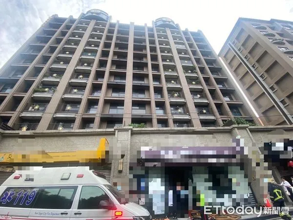 ▲新北市蘆洲區一間托嬰中心18日上午疑似電線冒煙，警消趕赴現場。（圖／記者陳以昇翻攝）