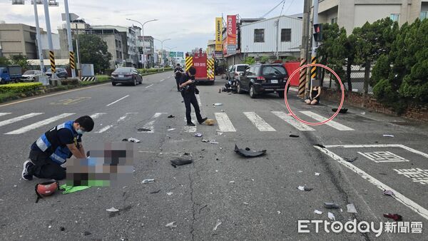 ▲▼台南麻豆車禍母女雙亡。（圖／記者林東良翻攝）