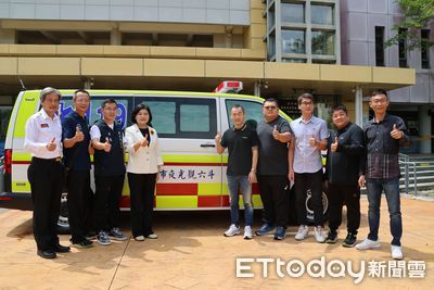 斗六夜市5善人合捐救護車　回饋社會守護生命