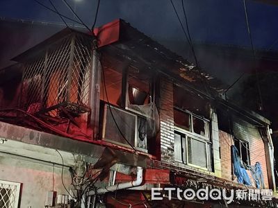 快訊/淡水民宅晚間火警!24歲男受困成焦屍
