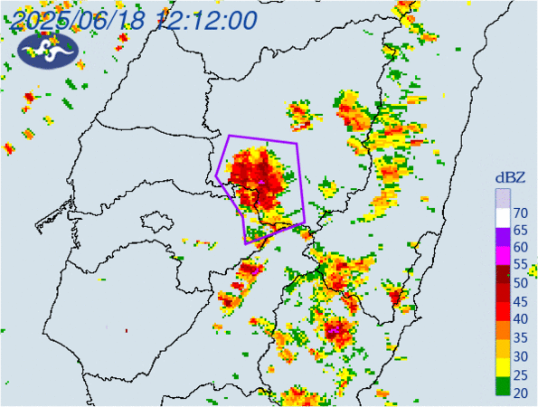 ▲▼大雷雨即時訊息。（圖／氣象署提供）