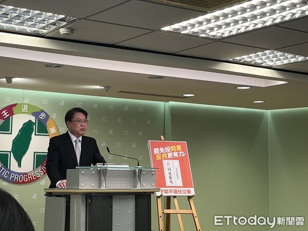 ▲▼民進黨秘書長林右昌。（圖／記者杜冠霖攝）