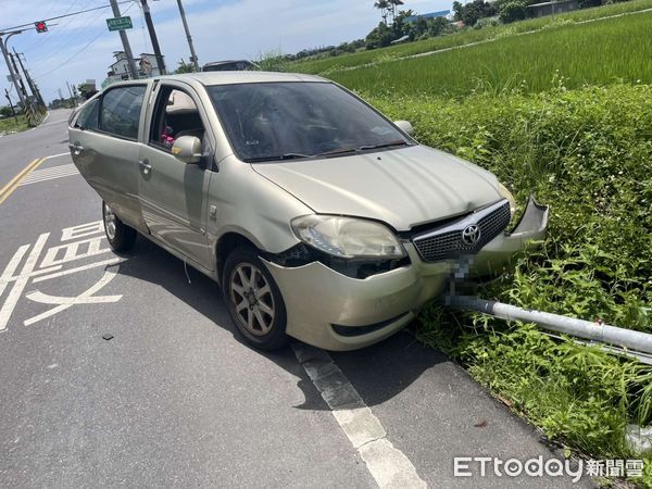 ▲▼宜蘭縣三星鄉大德路二段與尚健三路二段口，今日發生一起交通事故  。（圖／記者游芳男翻攝）