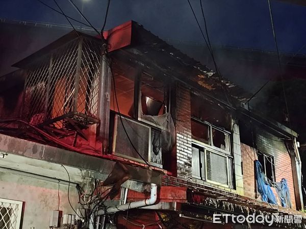 ▲▼淡水火警，24歲男變焦屍。（圖／記者陳以昇翻攝）