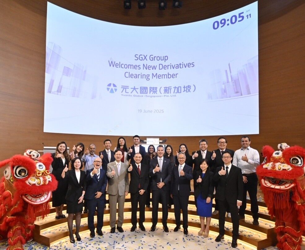 ▲▼元大國際（新加坡）成為SGX之衍生品交易及結算會員。（圖／元大期貨提供）