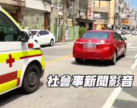 ▲▼救護車鳴笛30秒，前方車輛堅不讓道，警方開罰3千6百元並吊銷駕照。（圖／翻自社會事新聞影音）
