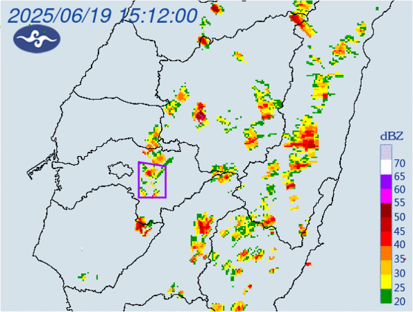 ▲▼大雷雨。（圖／氣象署）