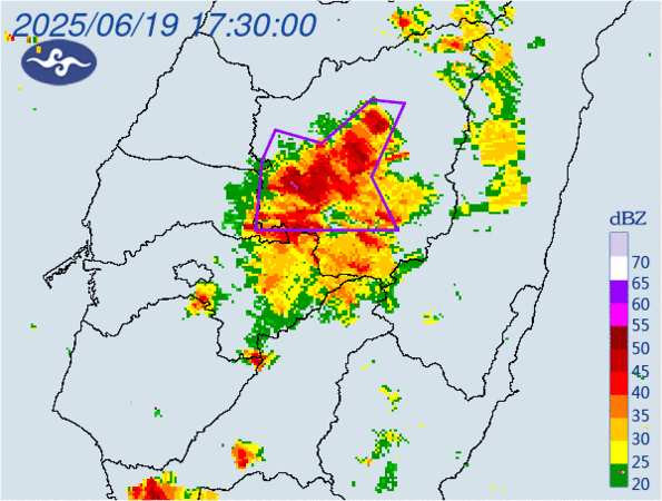 ▲▼大雷雨。（圖／氣象署）