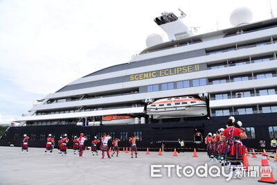 星凝天蝕2號郵輪密集探訪 今年第3度停泊花蓮港