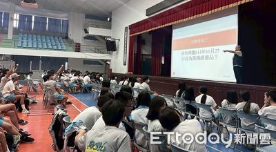 實例說法敲警鐘 北港警偵查隊校園宣導全力防詐防毒