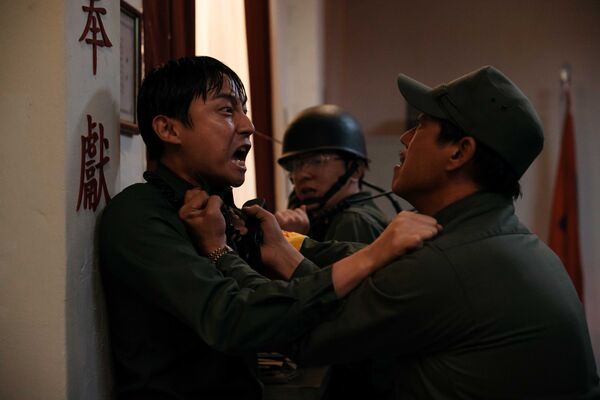 ▲《閩江船事件》由新銳導演游智傑執導，大鶴、潘親御演出。（圖／沉默老兵電影提供）