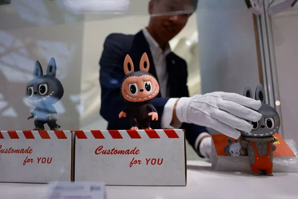 ▲▼泡泡瑪特,POP MART,拉布布,labubu。（圖／路透社）