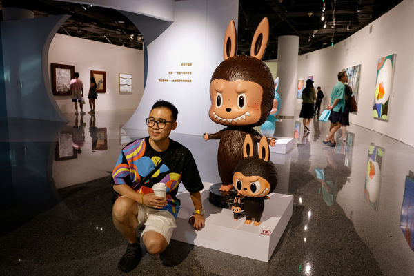 ▲▼泡泡瑪特,POP MART,拉布布,labubu。（圖／路透社）