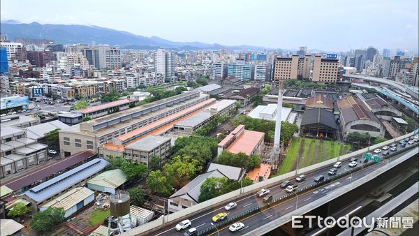 ▲國家鐵道博物館、大巨蛋鳥瞰圖▼             。（圖／記者鄭遠龍攝）