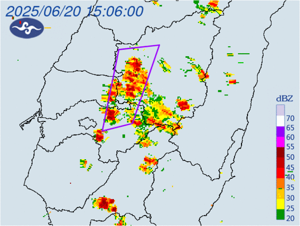 ▲▼大雷雨即時訊息。（圖／氣象署提供）