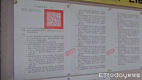 ▲▼中選會公佈罷免案。（圖／記者陳煥丞攝）