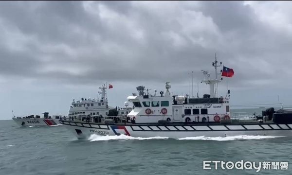 ▲中國海警兩日三度侵擾金門海域。（圖／記者林名揚翻攝）