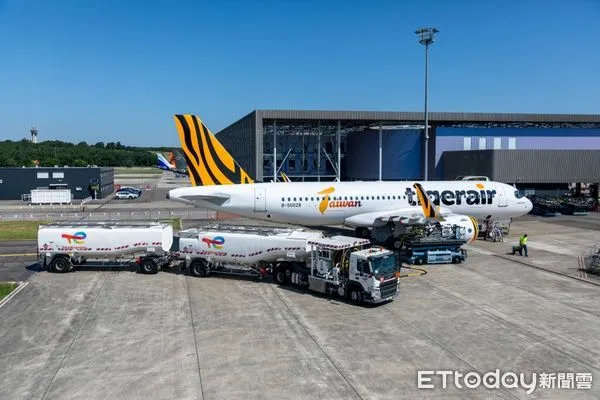 ▲▼台灣虎航A320neo新機飛渡將添加5%永續航空燃油。（圖／虎航提供）