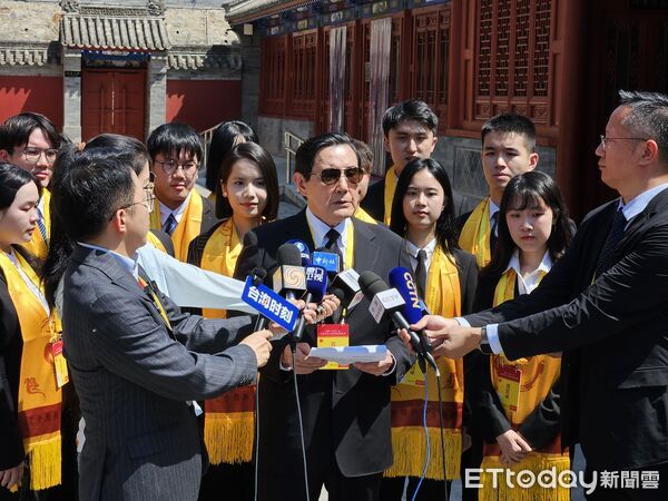▲▼前總統馬英九出席在甘肅天水舉行的「2025年公祭中華人文始祖伏羲大典」。（圖／記者陳冠宇攝）