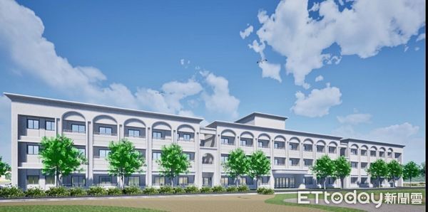 ▲台南市楠西區「大愛福利園區」動土儀式21日舉行，黃偉哲市長感謝慈濟投入援建災後重建。（記者林東良翻攝，下同）