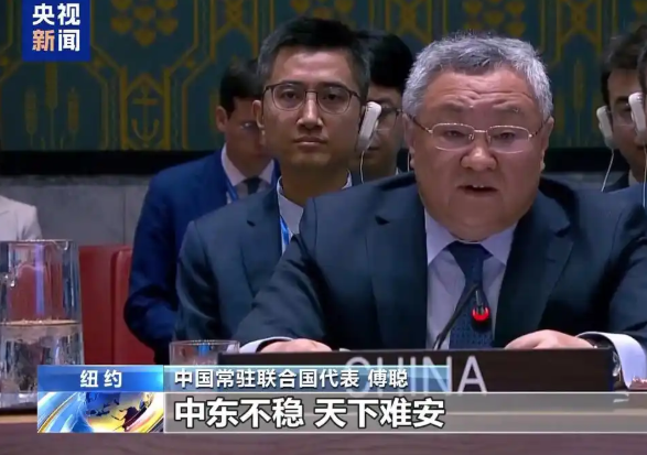 ▲中國常駐聯合國代表傅聰。（圖／翻攝自微博）