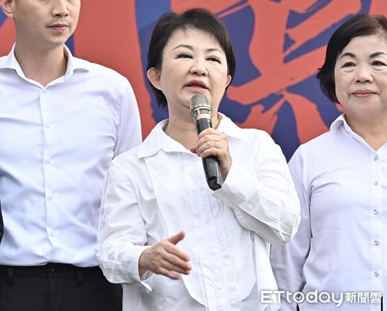▲▼ 台中市長盧秀燕出席北北基反惡罷團結大會 。（圖／記者李毓康攝）